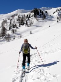 hory, lyžování, skialpinismus