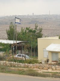 Izraelská osada Avigail je v zóně C na palestinském Západním břehu