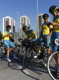 Australští cyklisté v olympijské vesnici v Riu