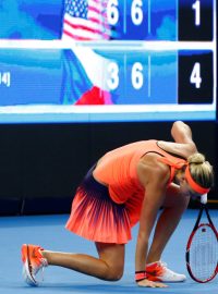 Tenistka Petra Kvitová podlehla Madison Keysové ve třech setech
