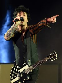 Američtí punk rockeři Green Day vystoupili ve vyprodané Tipsport Areně v Praze