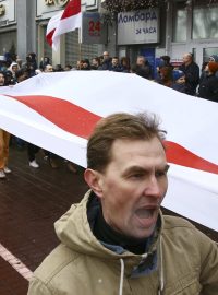 Březnová připomínka 99. výročí vzniku Běloruské lidové republiky, které opozice každoročně oslavuje jako svátek prvního samostatného státního útvaru