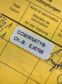 Koronavirový pas pro osoby naočkované proti nemoci covid-19