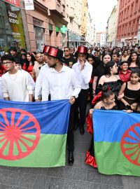 Pochod romské hrdosti v Brně