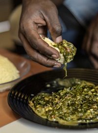 Keňský národní pokrm ugali