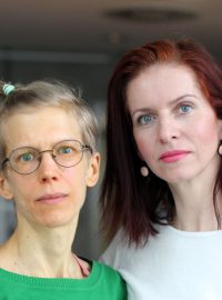 socioložka Tereza Stöckelová a Nora Fridrichová, redaktorka České televize