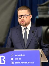 Guvernér České árodní banky Aleš Michl