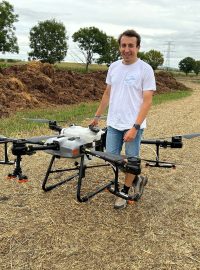 Zemědělci v Klapém na Litoměřicku testují drony