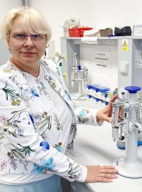 Imunoložka Zuzana Bílková ve své laboratoři