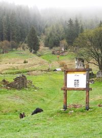 Zaniklá obec Königsmühle v Krušných horách