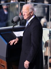 Joe Biden během své inaugurace