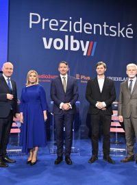 Debata prezidentských kandidátů ve studiu Českého rozhlasu