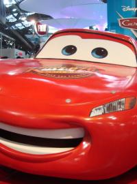 Postava Blesk McQueen z animovaného filmu Auta