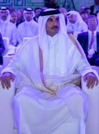 Katarský emír Tamim bin Hamad Sání
