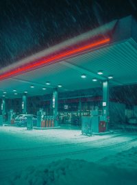 Tomáš Havrda: Benzinka v zimním hávu