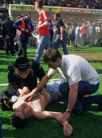 Tragédie na stadionu Hillsborough (archivní foto)