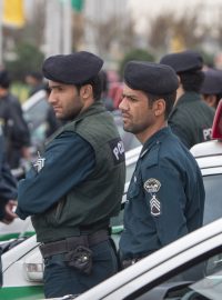 Členové zvláštních jednotek íránské policie
