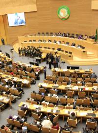 Summit Africké unie v Addis Abebě v roce 2014.