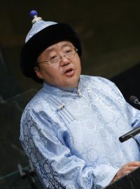 bývalý mongolský prezident Elbegdorj Tsakhia