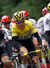 Druhá etapa Tour de France - ve žlutém dresu Geraint Thomas z Británie