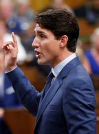 Kanadský premiér Justin Trudeau v parlamentu