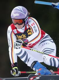 Viktoria Regensburgová potřetí v kariéře vyhrála malý křišťálový glóbus za obří slalom