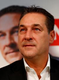 Předseda Svobodné strany Rakouska Heinz-Christian Strache