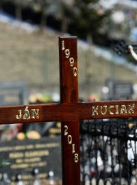 Hrob zavražděného slovenského novináře Jána Kuciaka