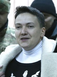 Nadija Savčenková u soudu v březnu 2018