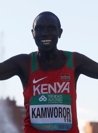 Geoffrey Kamworor na snímku z roku 2018.