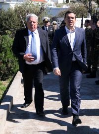 Řecký premiér Alexis Tsipras na ostrově Agathonisi ve východním Egejském moři