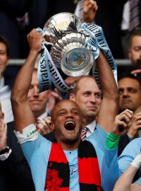 Fotbalisté Manchesteru City slaví vítězství v FA Cupu