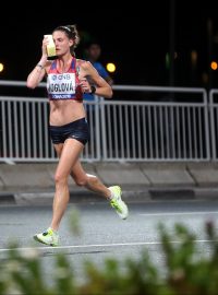 Marcela Joglová na mistrovství světa v Dauhá v roce 2019