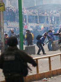 Demonstrace v Bolívii. (14.11.2019)