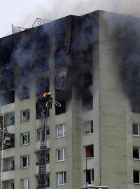Výbuch v panelovém domě v Prešově