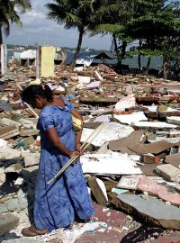 Srí Lanka byla jednou ze zemí, které tsunami zasáhlo nejvíce. Snímek je z ledna 2005