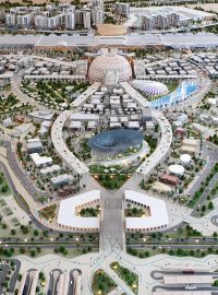 Plán celého areálu pro Expo 2021