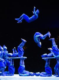 Vystoupení Cirque du Soleil v čínském městě Chang-čou