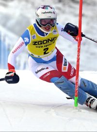 Švýcarská lyžařka Michelle Gisinová