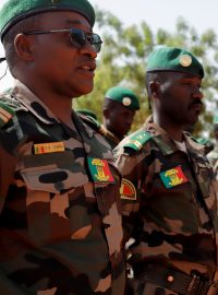 Malijští vojáci účastnící se výcviku v rámci mise Evropské unie (archivní foto)