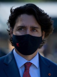 Kanadský premiér Justin Trudeau na summitu G7 v Cornwallu.