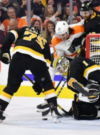 Bruins kvůli nepovedené třetí třetině podlehli ve středečním programu NHL Philadelphii 3:6