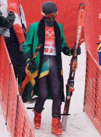 Jamajský lyžař Benjamin Alexander