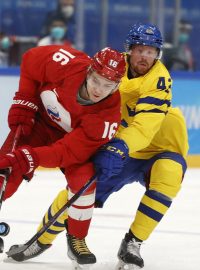 Semifinále olympijského turnaje mezi Ruskem a Švédskem