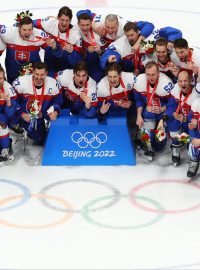 Historický moment pro slovenský hokej. Národní tým vybojoval bronzové olympijské medaile