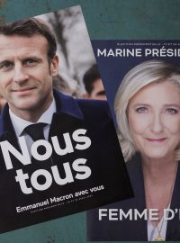 Emmanuel Macron a Marine Le Penová