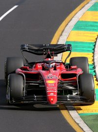 Ferrari Charlese Leclerca během Velké ceny Austrálie