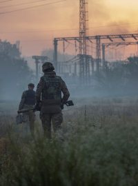Vojáci v ukrajinském Severodoněcku