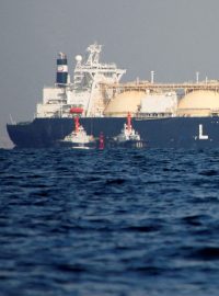 Loď převážející zkapalněný zemní plyn