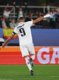 Karim Benzema slaví vstřelenou branku